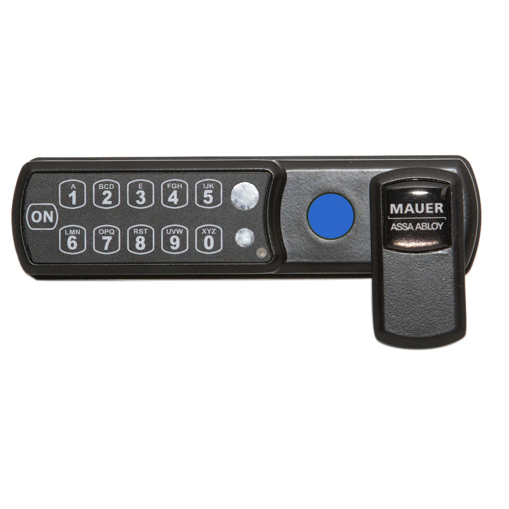 06101102-EOL-HL mauer EOLcam pin code lock black Left horizontal mounting-single use.