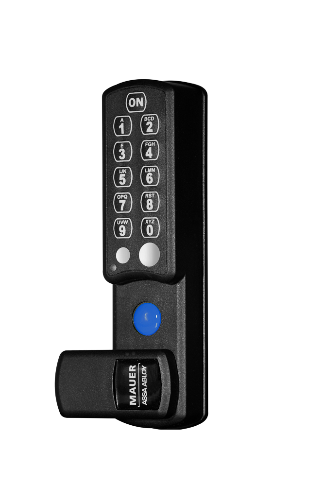 06101102-EOL-V mauer EOLcam pin code lock vertical mounting-1 user-black