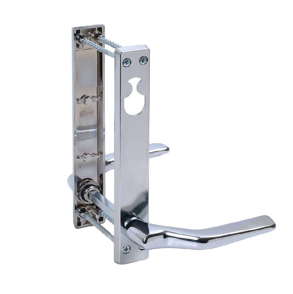 Binnenkort in ons assortiment! Soon you can find more information about the ASSA smal door furniture.