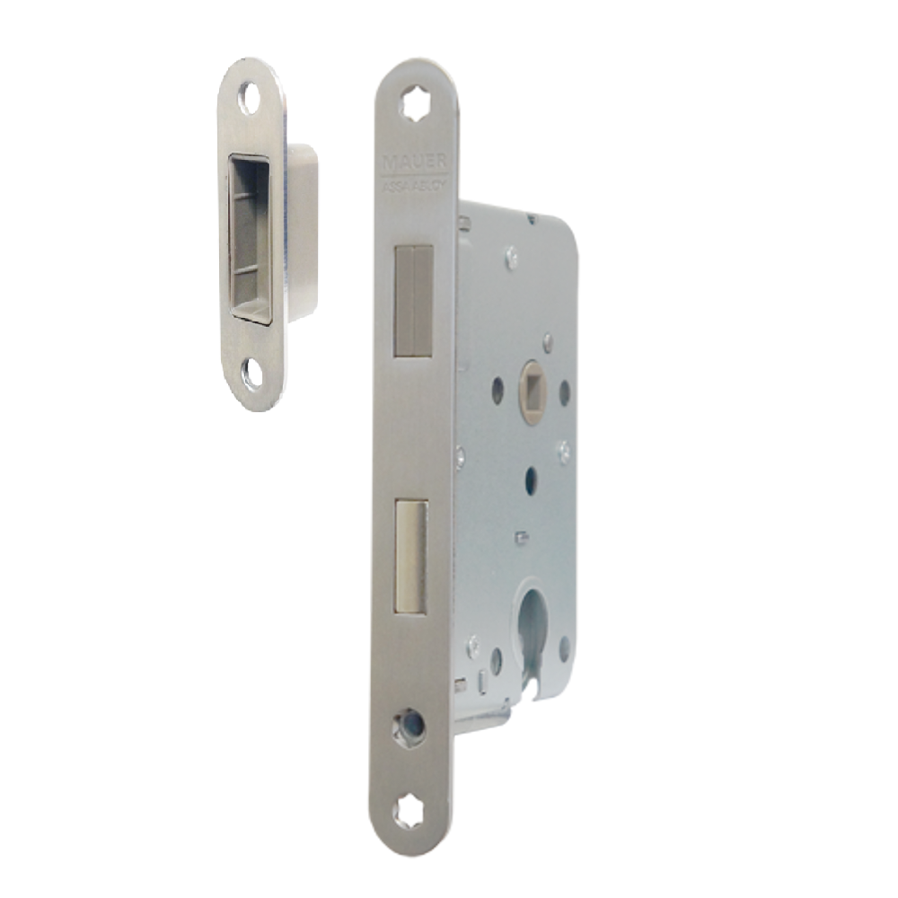 01545P00930906V mauer 1545 D+N CILINDER/RVS magneetschoot inclusief sluitplaat