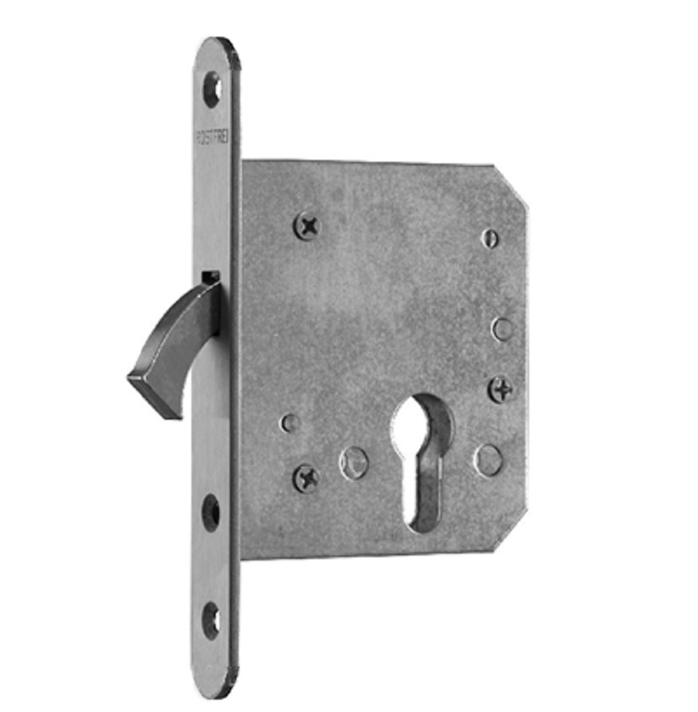 03212P010501063 mauer 3212 PZ 55 mm RVS schuifdeurslot
