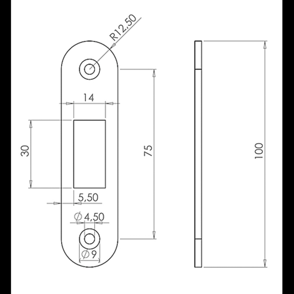 Strike plates 1500 series