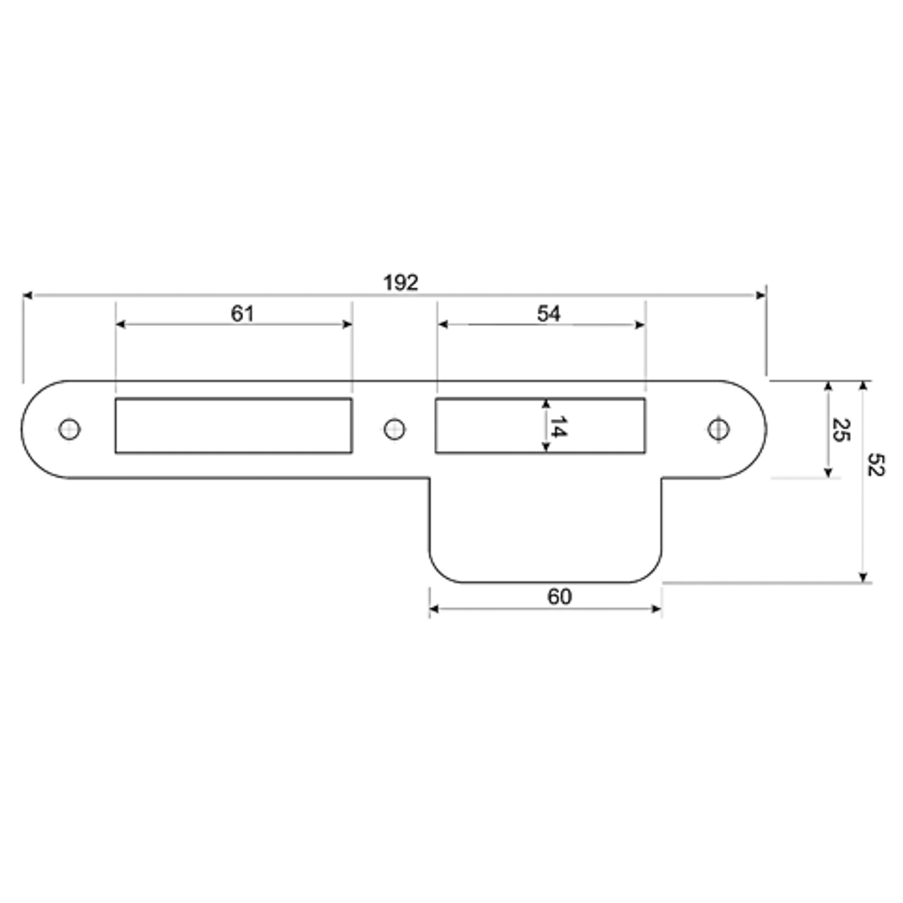 08538106 mauer 538 sl.plaat RVS Din Ls