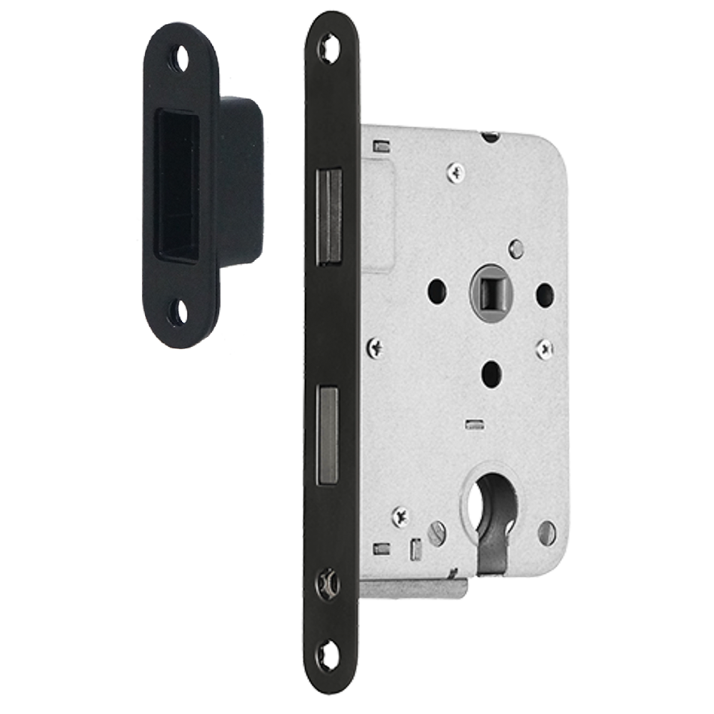 01545P00930918V mauer 1545 D+N CILINDER/ZWART magneetschoot inclusief sluitplaat