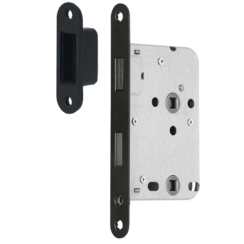 01545W00930918V mauer 1545 BAD/WC ZWART magneetschoot inclusief sluitplaat