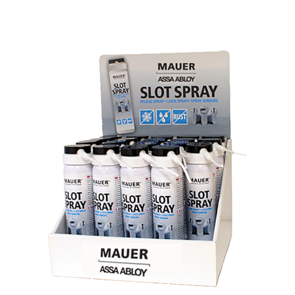 49SSP-75-DISP mauer slotspray display geschikt voor 25 bussen van 75 ml