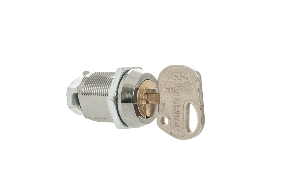 8950 ASSA 10450 Ind.cilinder(stand) incl.2 sl, GS of VS nieuw  - max deurdikte  22mm