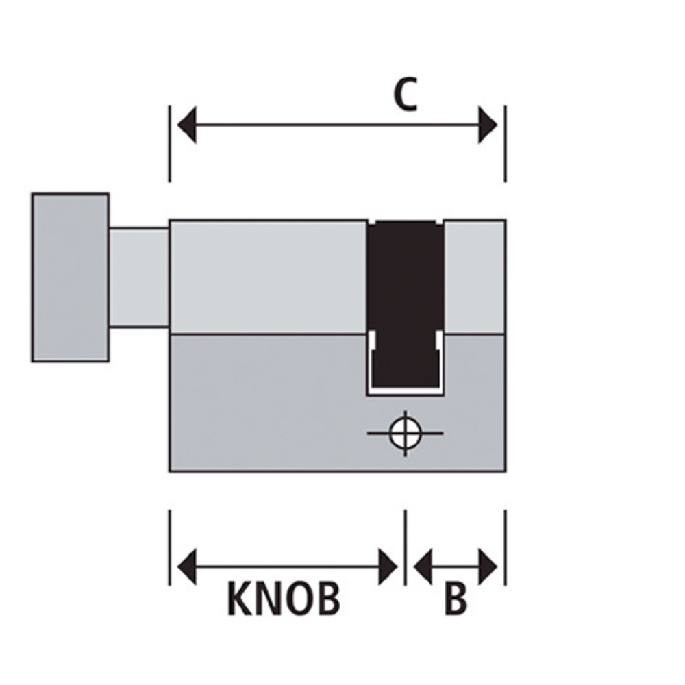 41HKC3-MS mauer HKC3-halve knopcil-Ms 41/9=50